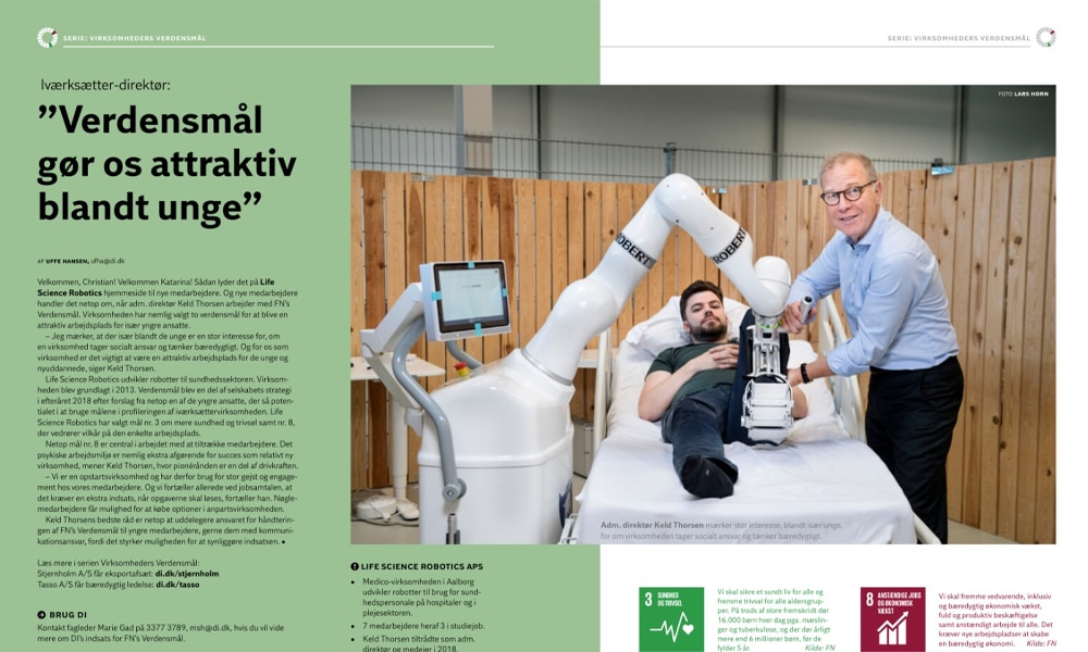 Life Science Robotics Verdensmål gør os attraktiv blandt unge - Life Science Robotics